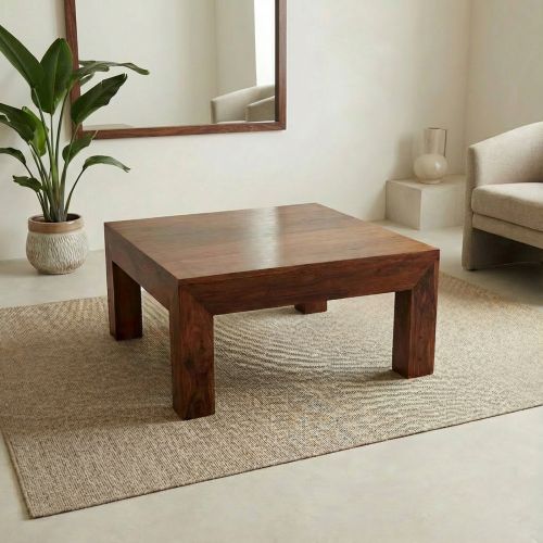 Table Basse Exotique Carrée Palissandre Zen - Exotique