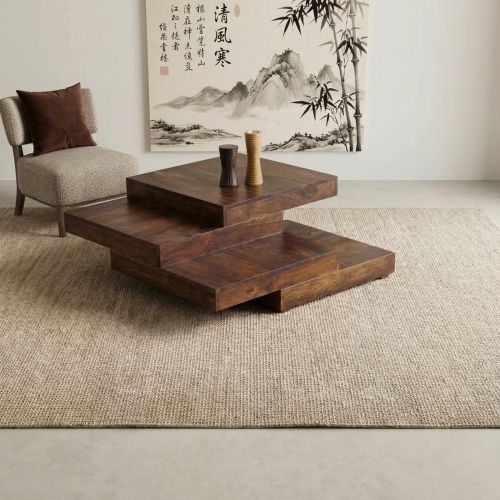 Table Basse Escalier Palissandre Zen
