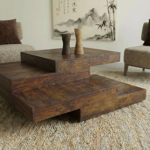 Table Basse Escalier Palissandre Zen