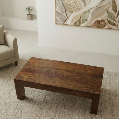 Table Basse Rectangle Bois de Palissandre Zen 120
