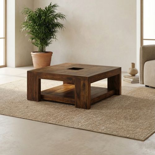 Table Basse Ethnique Bois de Palissandre Zen