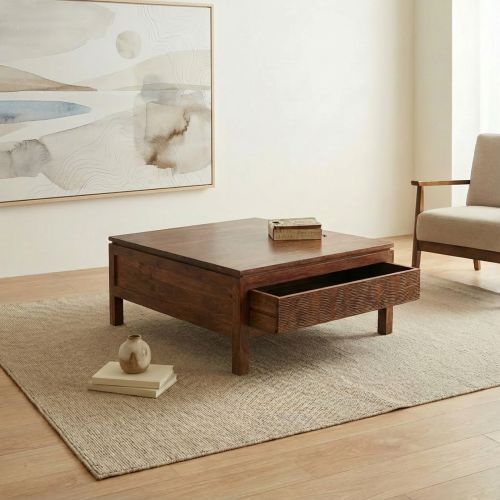 Table basse Palissandre carrée Sikasso