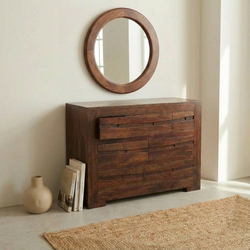 commode japonaise - Palissandre Soleil Levant