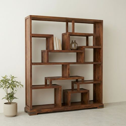 Bibliothèque Asymétrique en Palissandre Lhassa