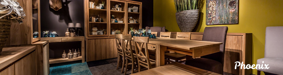 Mobilier contemporain phoenix : meubles design en teck massif Exotique salle manger désign à